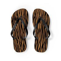 Stylish Animal Print Flip Flops for Beach Days, Summer Sandals, Vacation Footwear, Casual Slip-Ons, Gift for Her