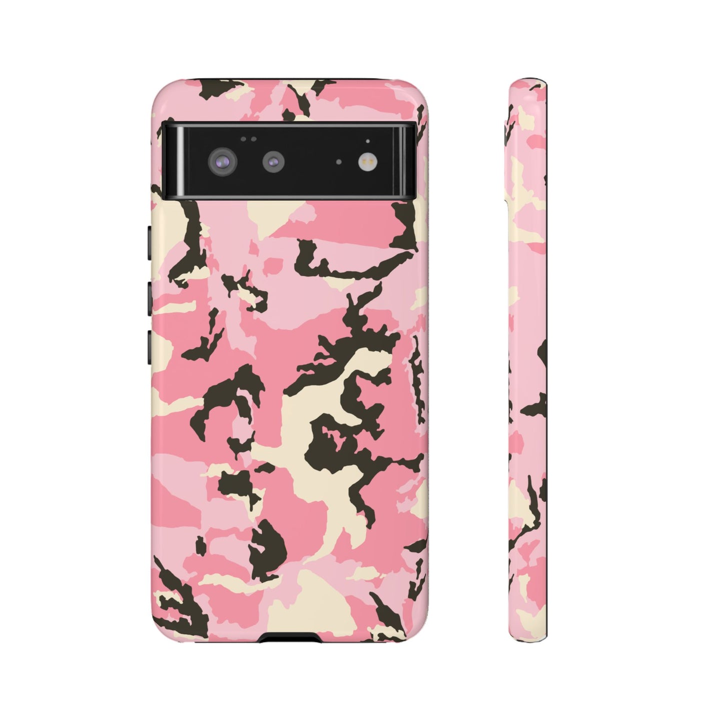 Stylish Pink Camouflage Phone Case – Tough Cases for Trendsetters