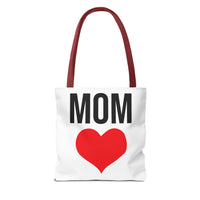 Mom Love Tote Bag | Perfect for Mother's Day, Birthday Gift, Grocery Shopping, Personalized Gift, Eco-Friendly
