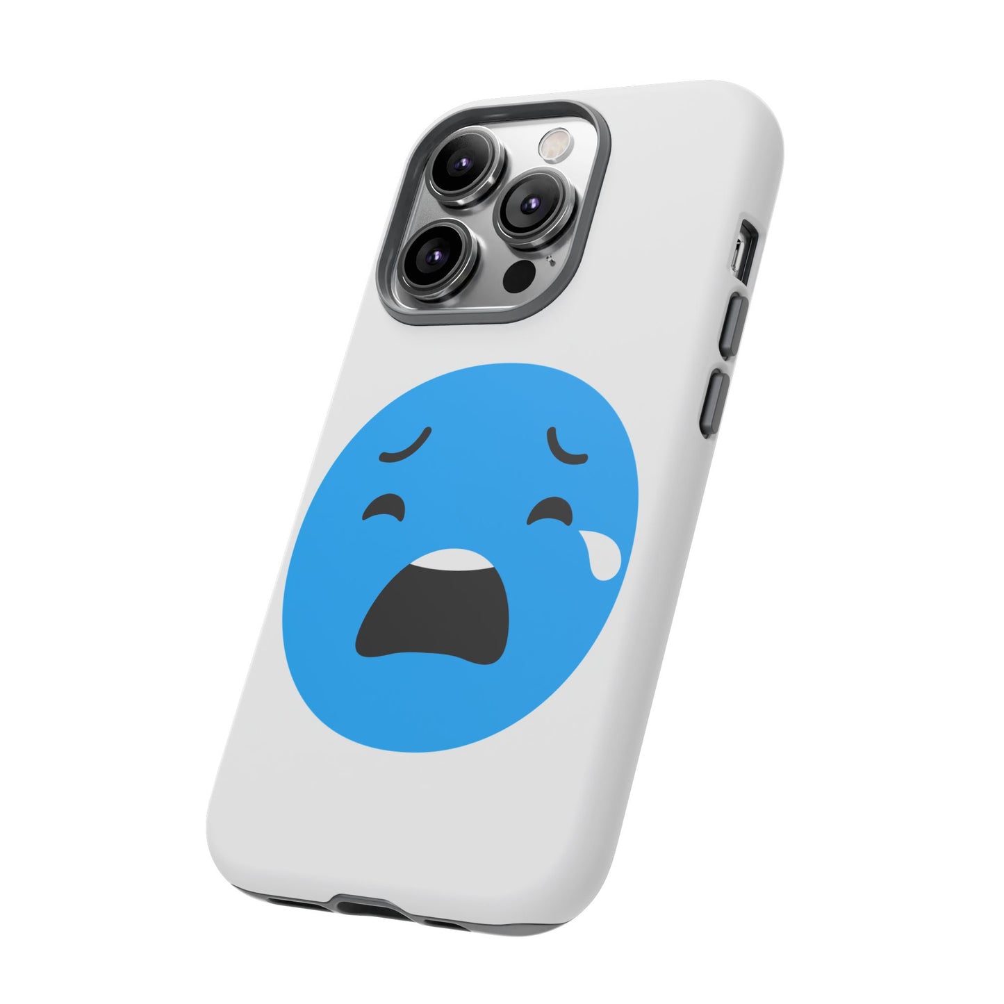Funny Sad Face Phone Case - Tough and Stylish