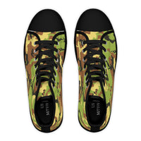 Camo Print Women's High Top Sneakers - Stylish & Trendy Footwear for Everyday Adventure