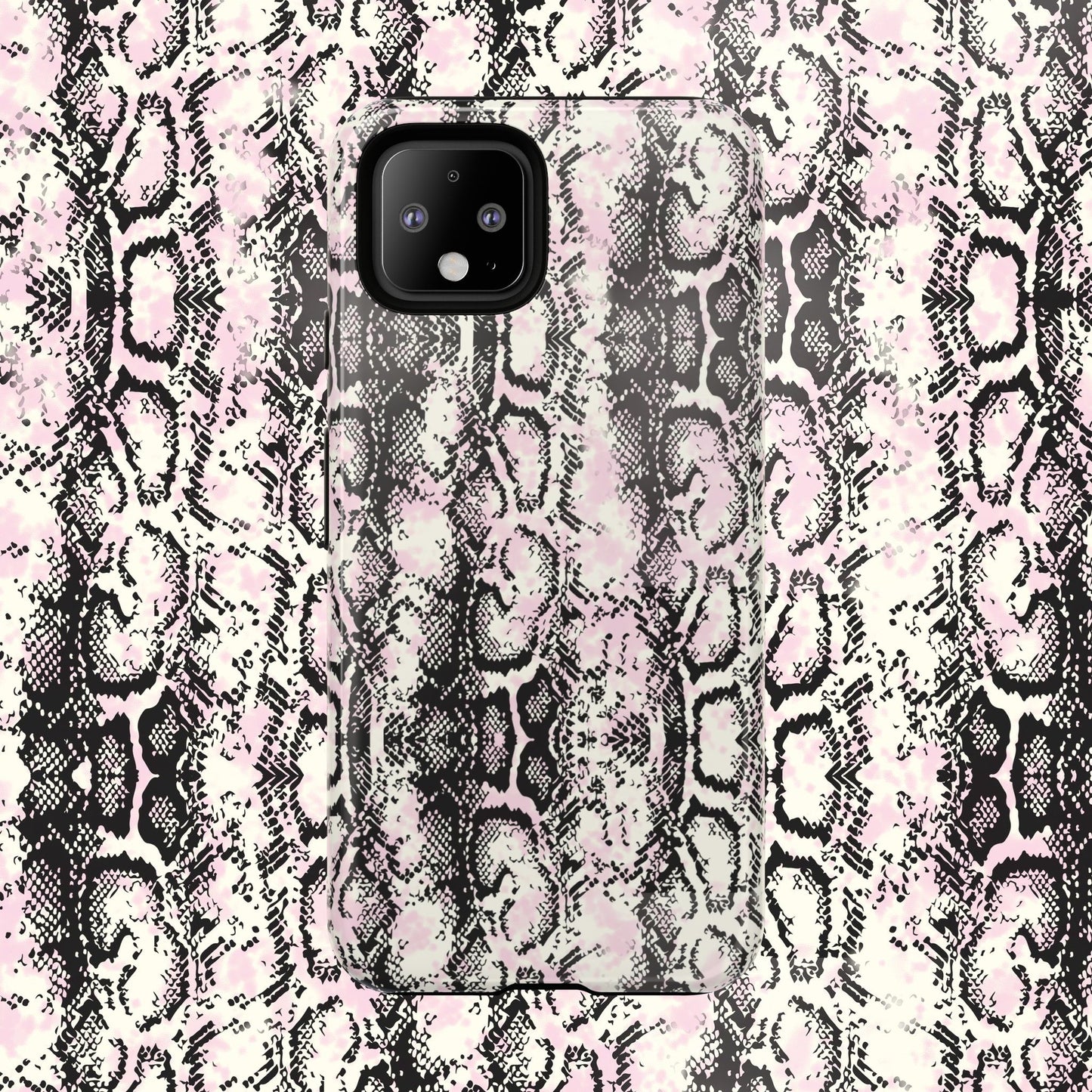 Stylish Snake Print Phone Case - Tough Protection for Trendsetters