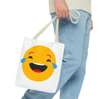 Funny Emoji Tote Bag - Smiling & Laughing Faces