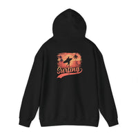 Surfing Vibes Hooded Sweatshirt, Beachwear, Gift for Surfers, Summer Fashion, Casual Wear, Coastal Style