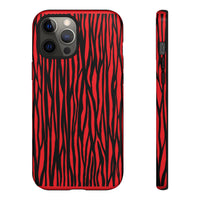 Bold Zebra Print Phone Case - Tough Protection for Trendsetters