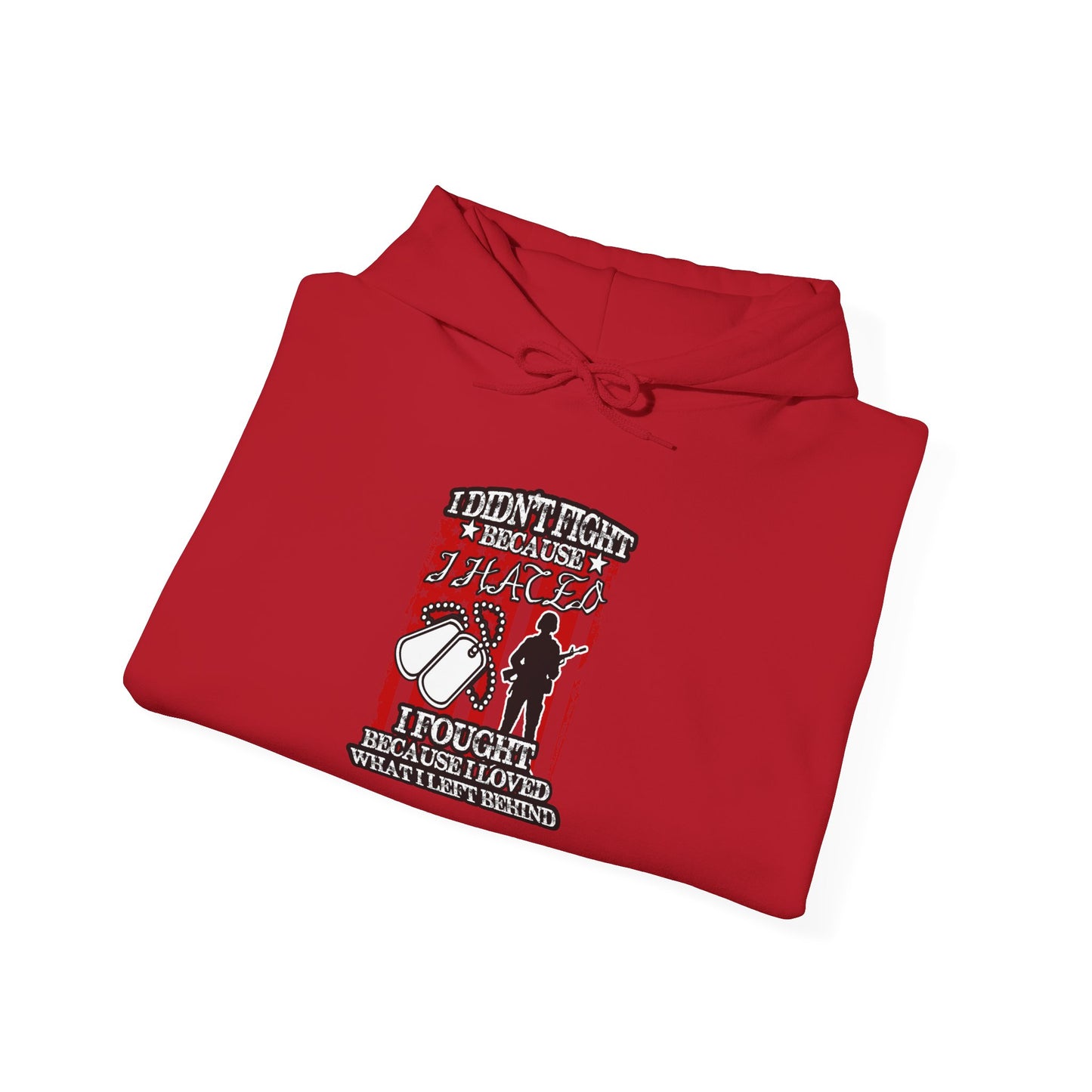Military Supporter Hoodie, Patriotic Sweatshirt, Independence Day Gift, Veteran Clothing, USA Flag Apparel