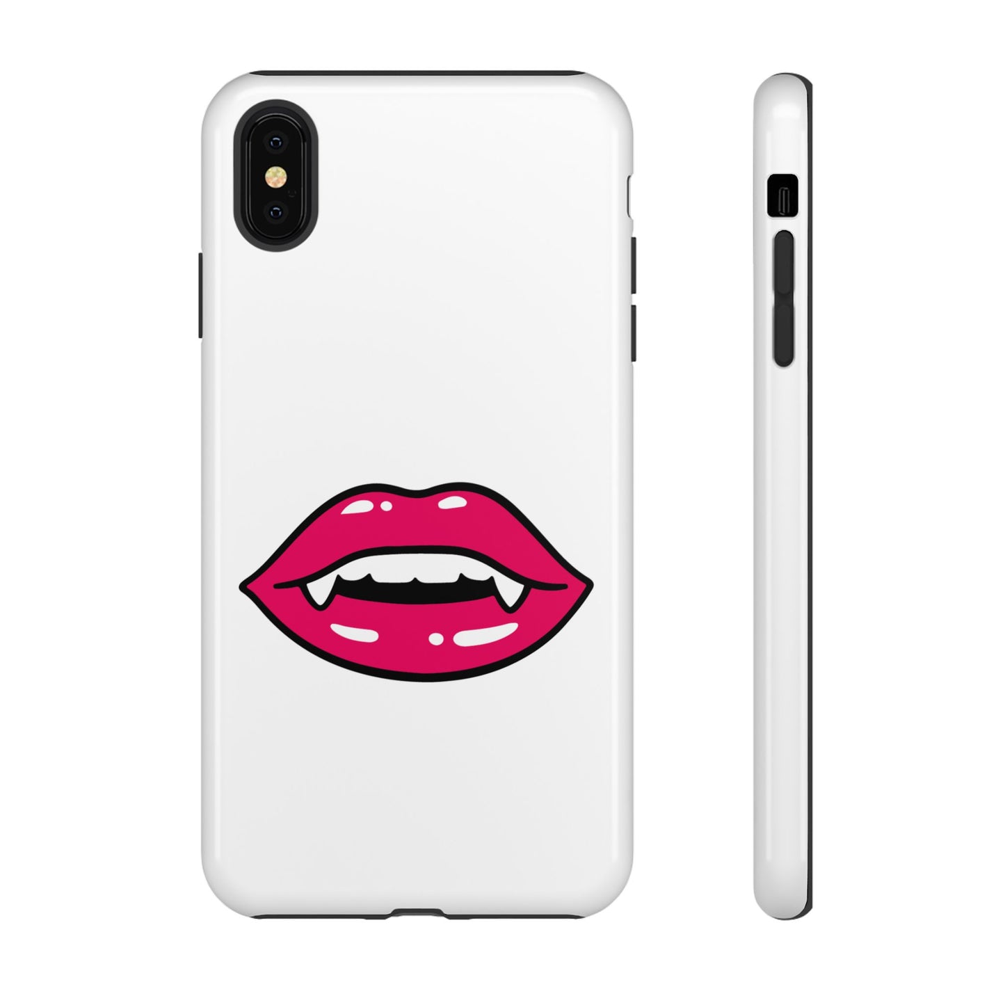 Vampire Mouth Phone Case - Tough Cases for Halloween, Gift for Spooky Lovers, Quirky Phone Accessories, Fun Tech Gear