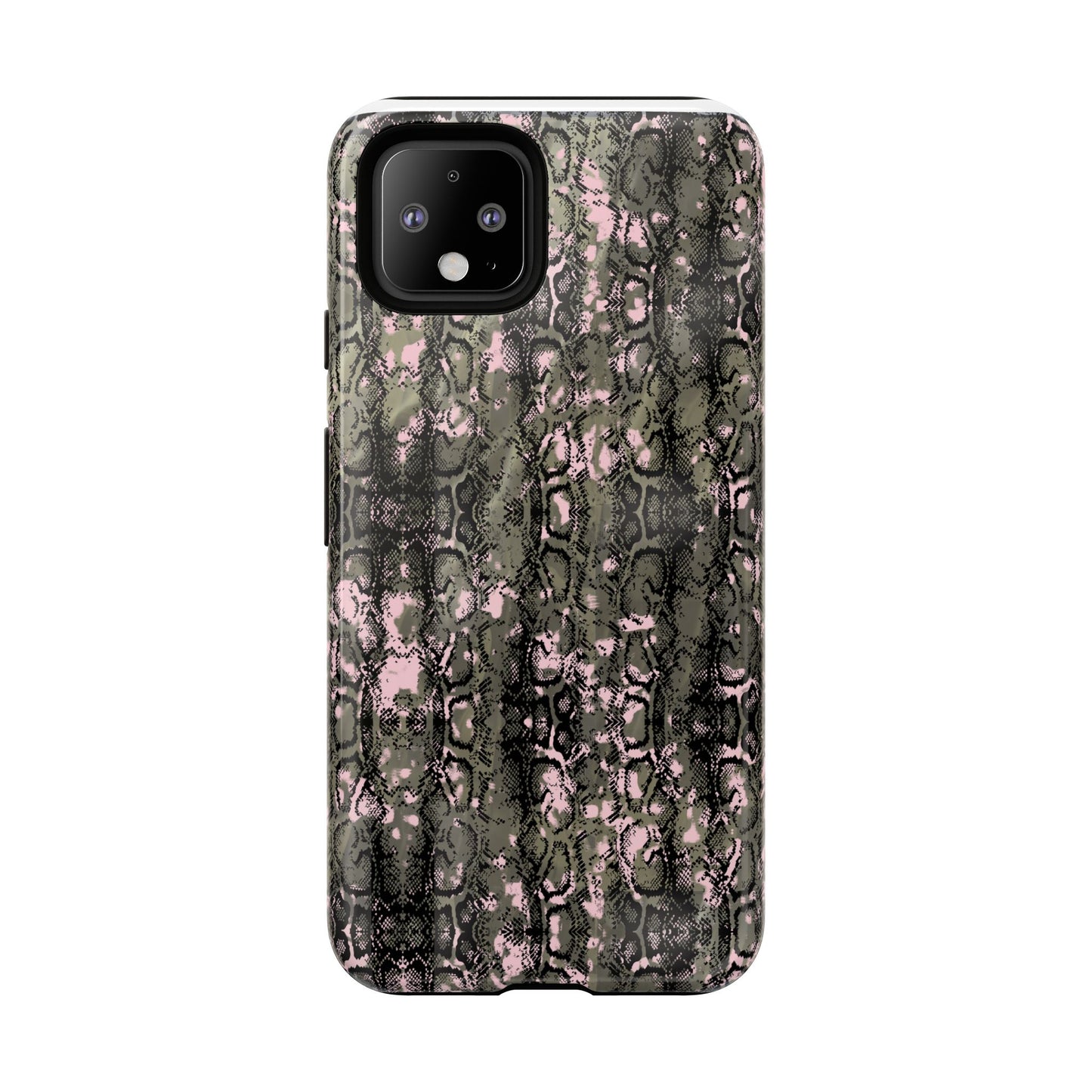 Camo Snake Pattern Phone Case – Rugged Protection Meets Bold Style  Turn heads while protecting your phone with this fierce camo snake pattern case—where urban edge meets outdoor grit.