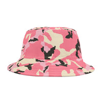 Trendy Pink Camo Bucket Hat for Outdoor Adventures