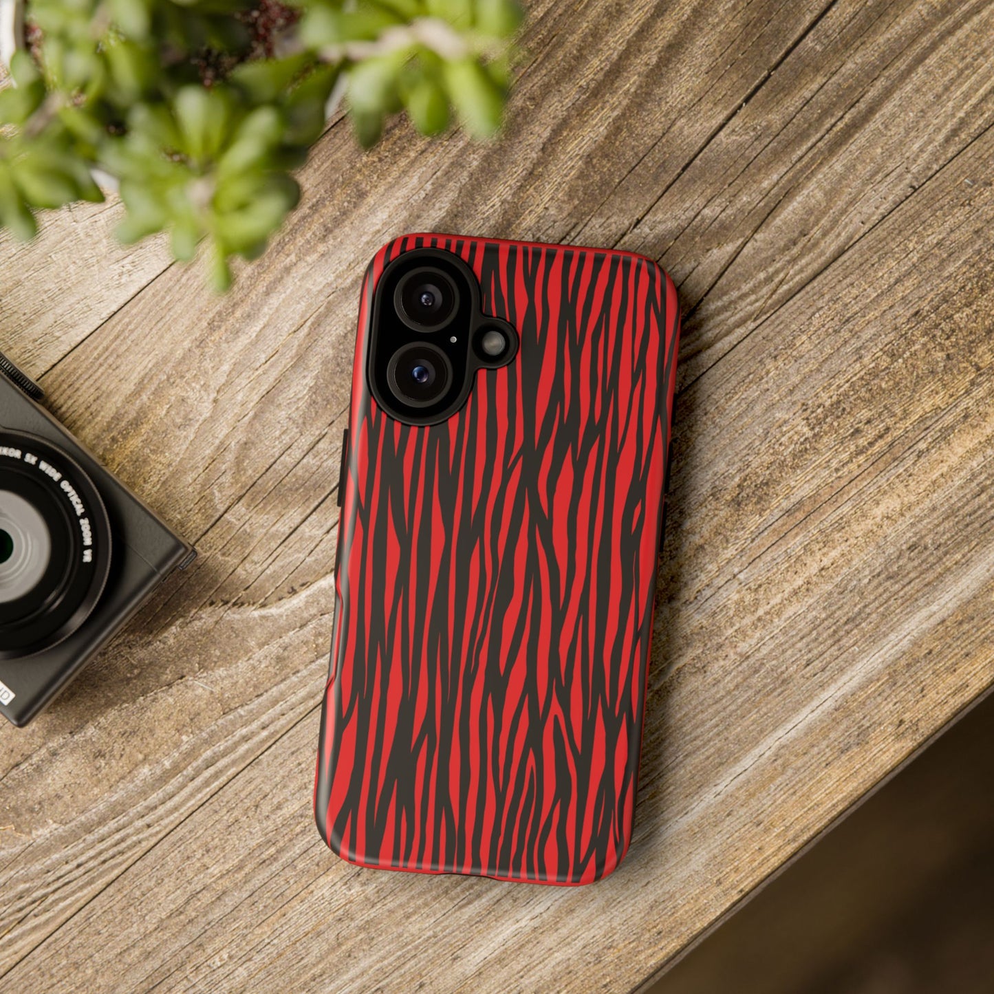Bold Zebra Print Phone Case - Tough Protection for Trendsetters