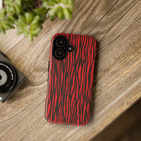Bold Zebra Print Phone Case - Tough Protection for Trendsetters