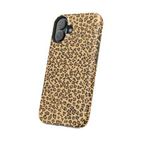 Leopard Print Magnetic Tough Case for iPhone – Bold Style, Rugged Protection  Make a fierce statement while keeping your iPhone safe with this stylish and durable magnetic tough case featuring a trendy leopard print design.