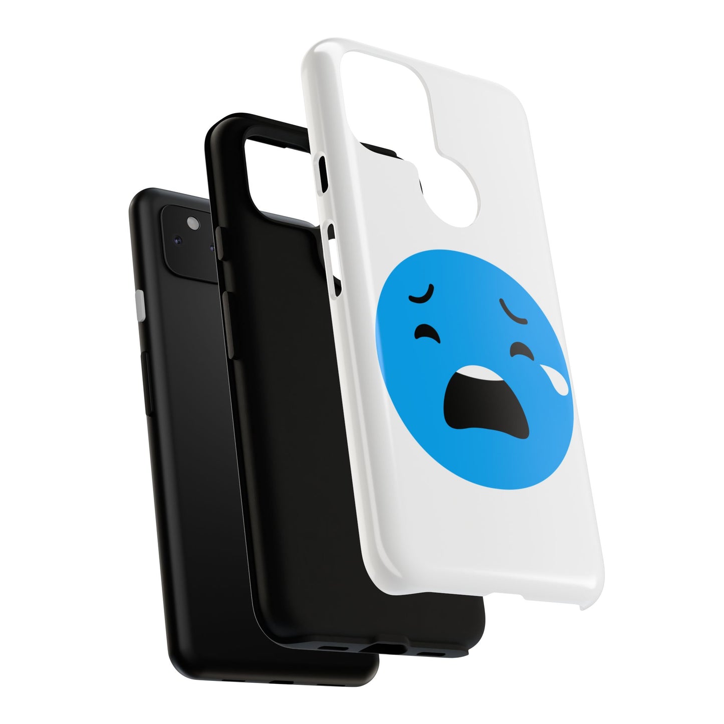 Funny Sad Face Phone Case - Tough and Stylish