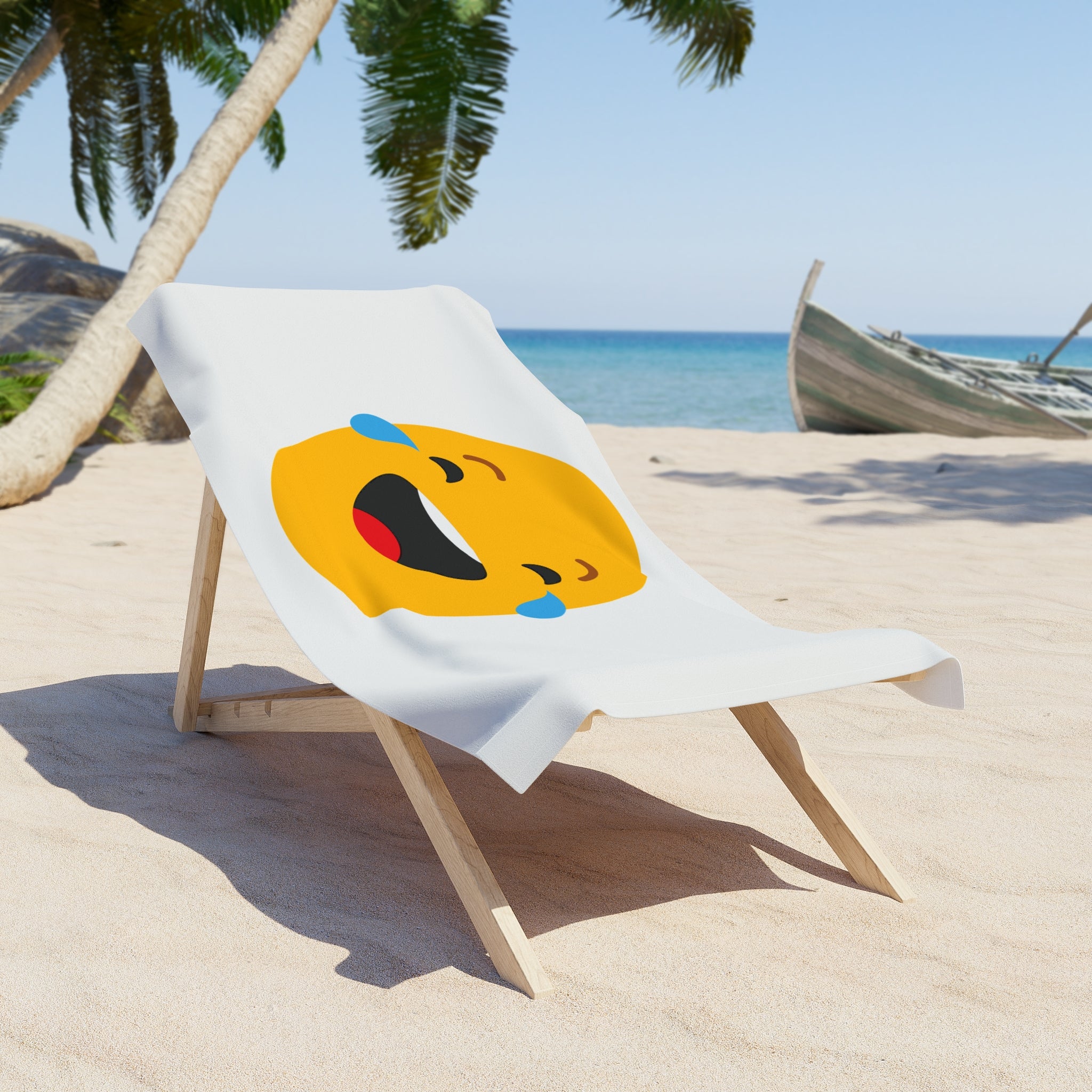 Emoji Beach Towel - Fun, Vibrant Beach Accessory for Summer Fun