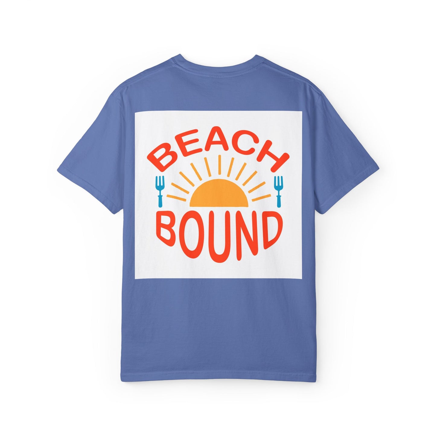Beach Bound Unisex Garment-Dyed T-Shirt, Summer Vibes, Casual Wear, Beach Trip, Vacation Shirt, Outdoor Activities