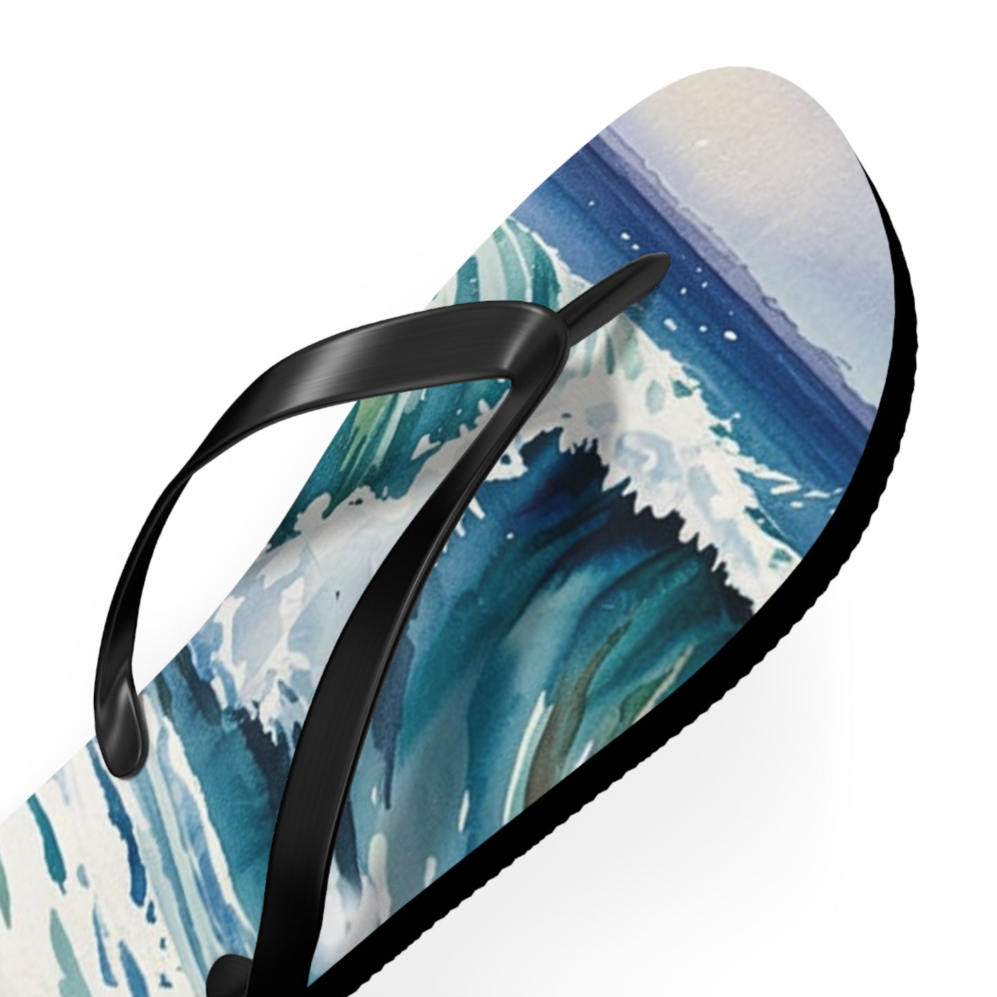 Ocean Wave Flip Flops - Summer Beach Footwear