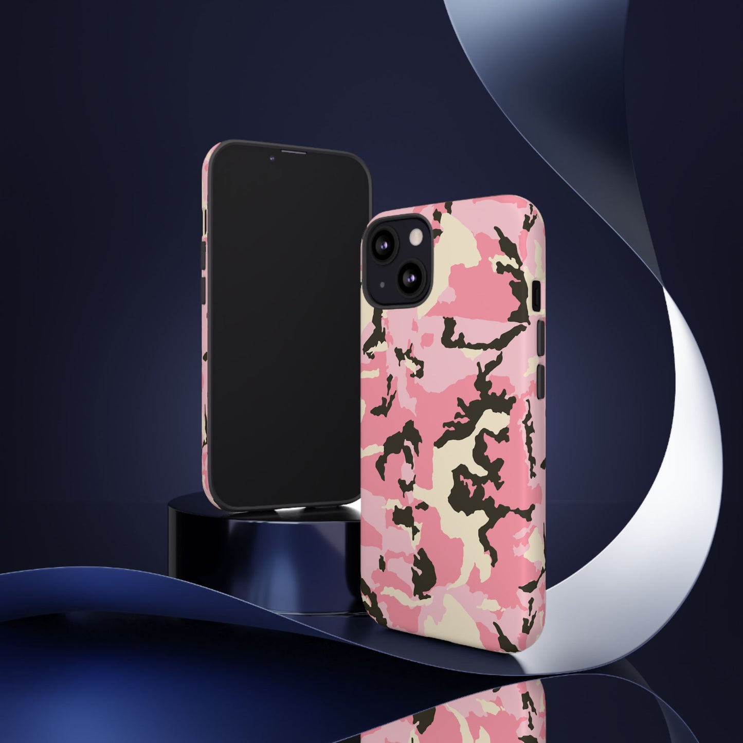 Stylish Pink Camouflage Phone Case – Tough Cases for Trendsetters
