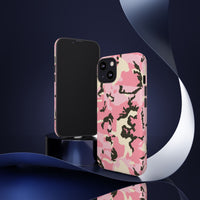 Stylish Pink Camouflage Phone Case – Tough Cases for Trendsetters