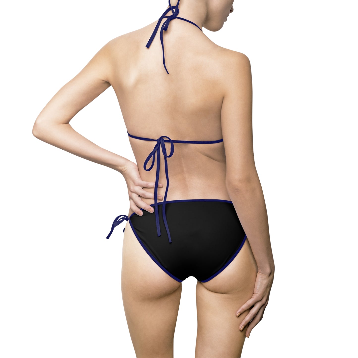 Stylish Black Bikini Swimsuit - Perfect for Beach Days and Summer Fun