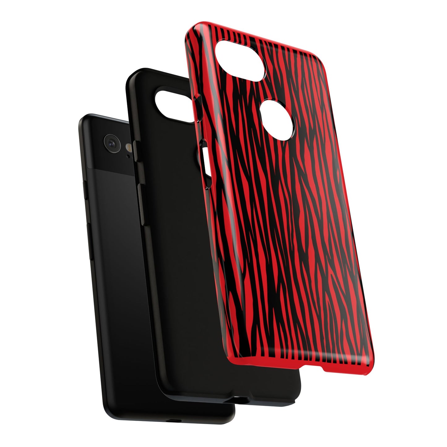 Bold Zebra Print Phone Case - Tough Protection for Trendsetters