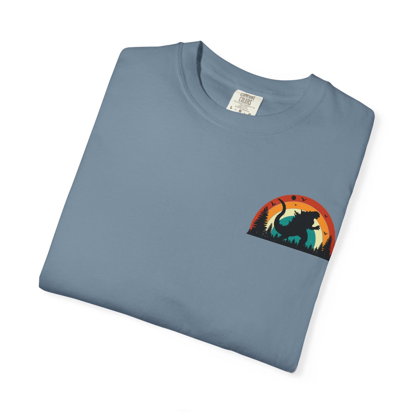 Retro Sunset Dinosaur Unisex T-Shirt