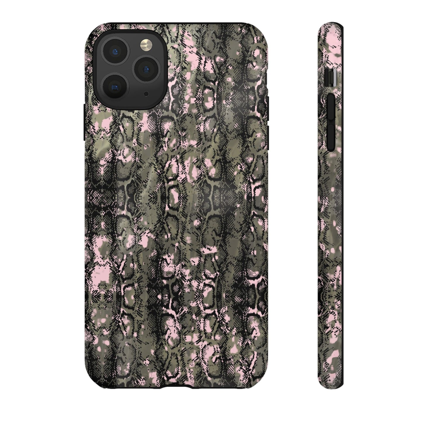 Stylish Snake Print Phone Case for Tough Protection
