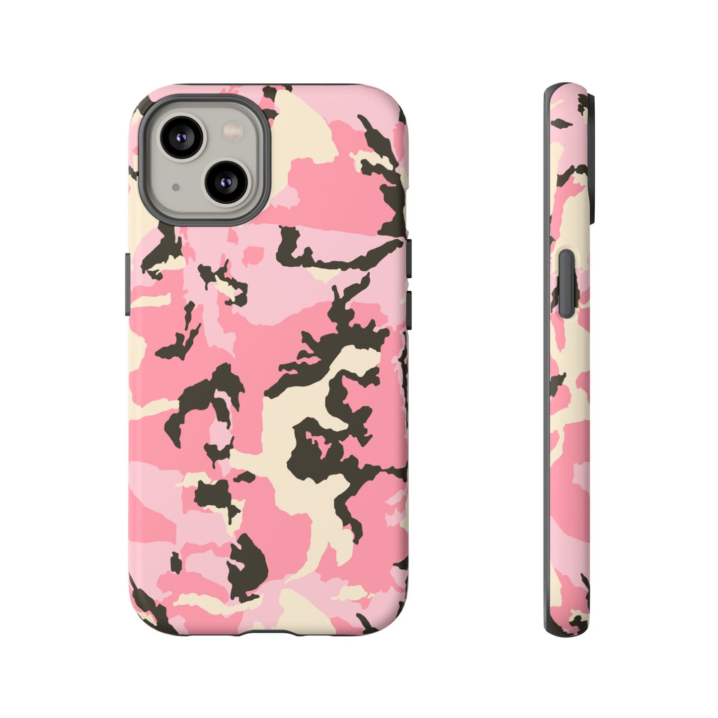 Stylish Pink Camouflage Phone Case – Tough Cases for Trendsetters