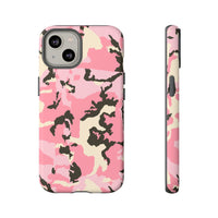 Stylish Pink Camouflage Phone Case – Tough Cases for Trendsetters