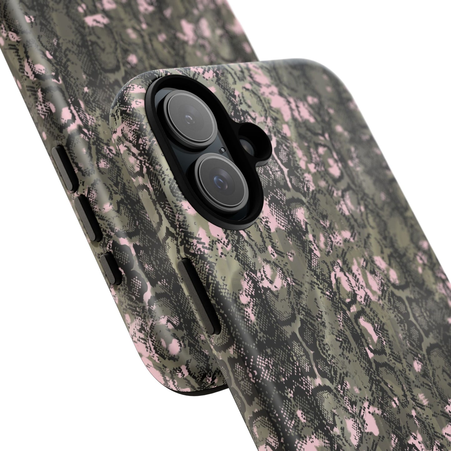 Stylish Snake Print Phone Case for Tough Protection