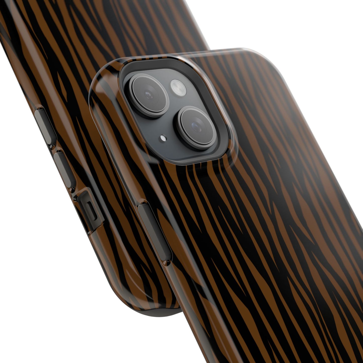 Stylish Magnetic Tough Phone Case - Bold Striped Design