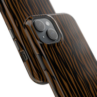 Stylish Magnetic Tough Phone Case - Bold Striped Design