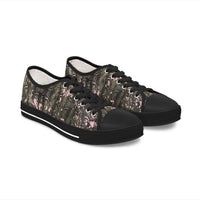 Stylish Floral Low Top Sneakers for Women - Trendy Casual Footwear