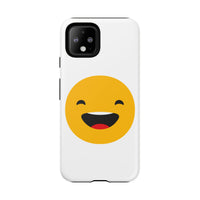 Happy Face Tough Phone Case - Durable Protection with Smile Design