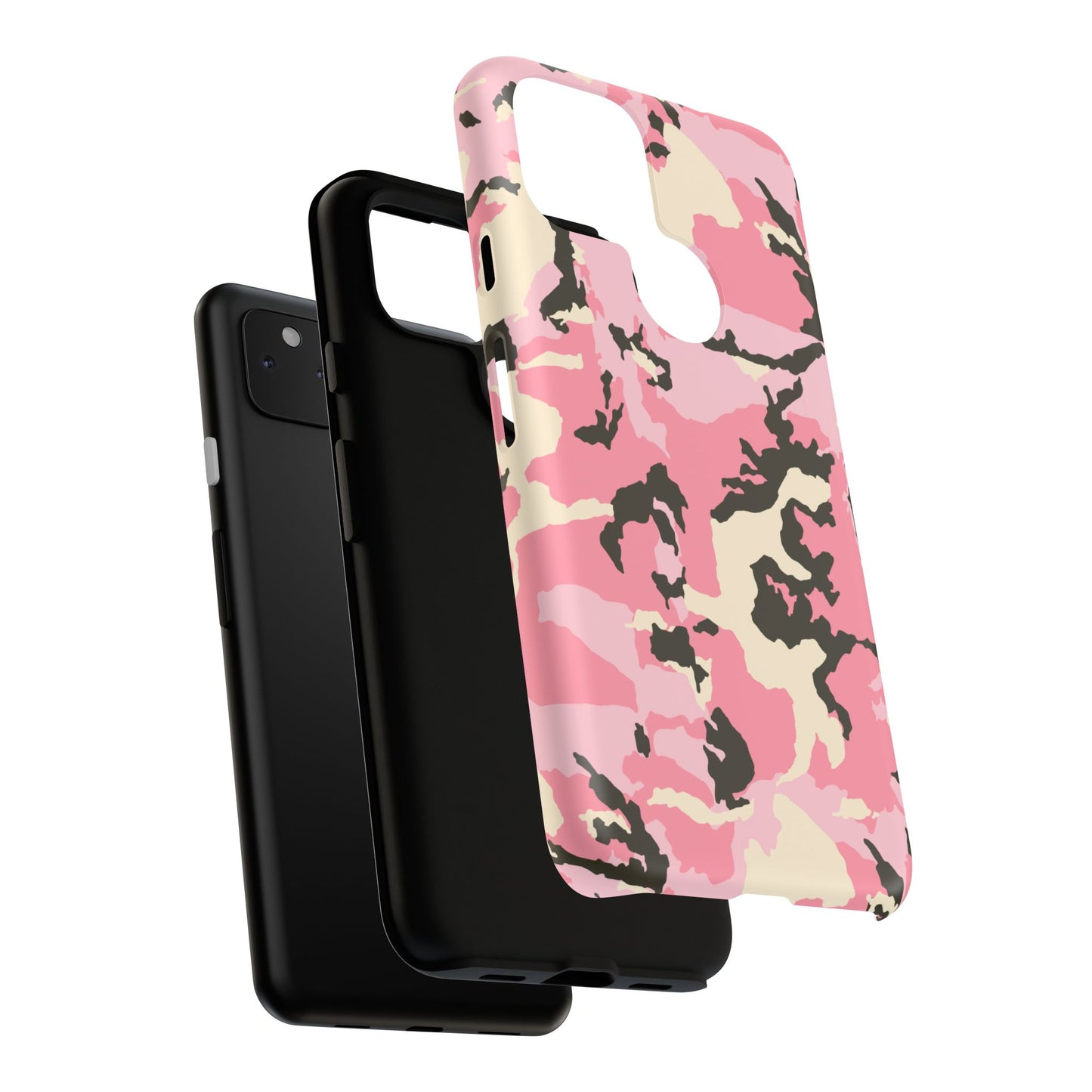Stylish Pink Camouflage Phone Case – Tough Cases for Trendsetters