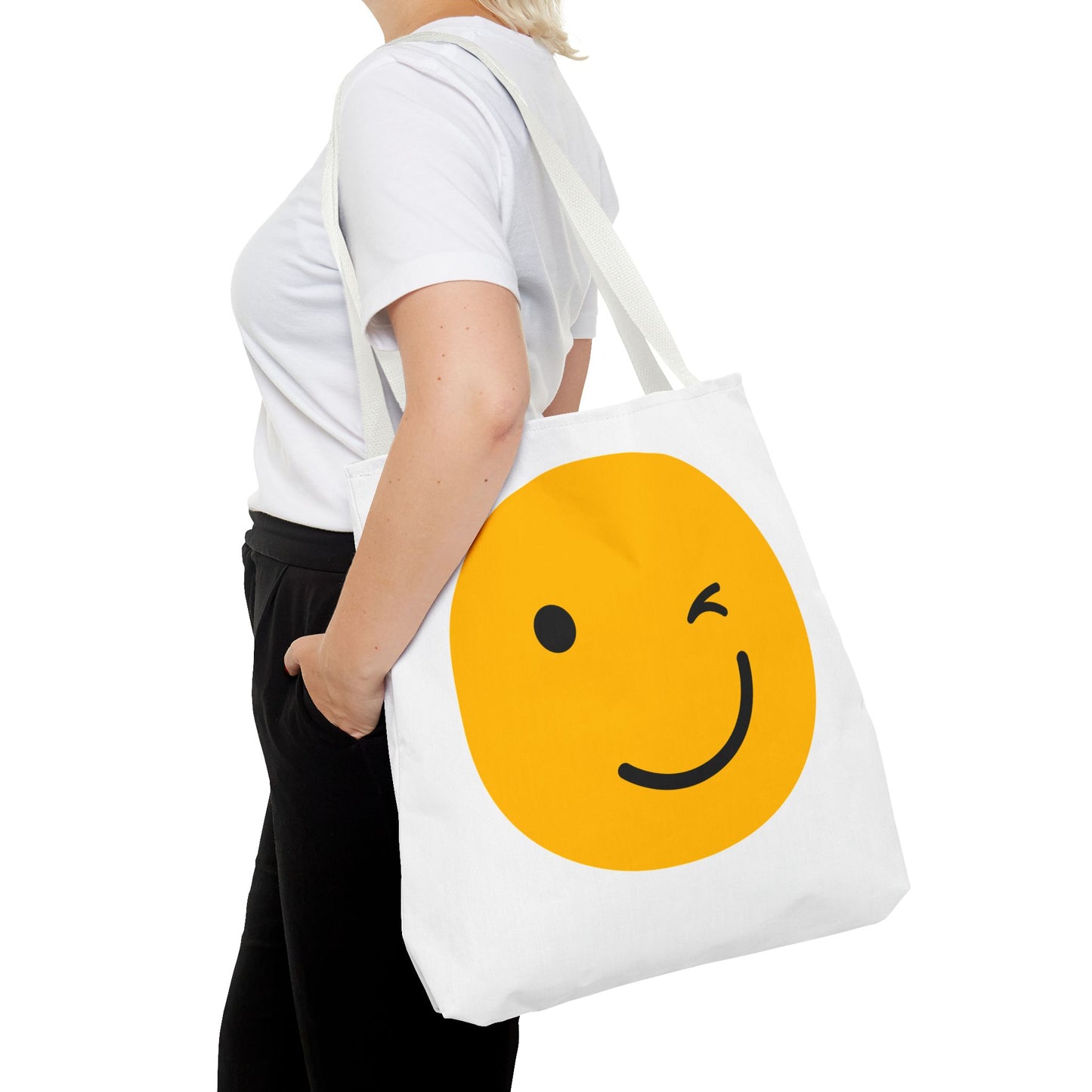 Smiley Face Tote Bag - Fun and Cheerful Everyday Accessory