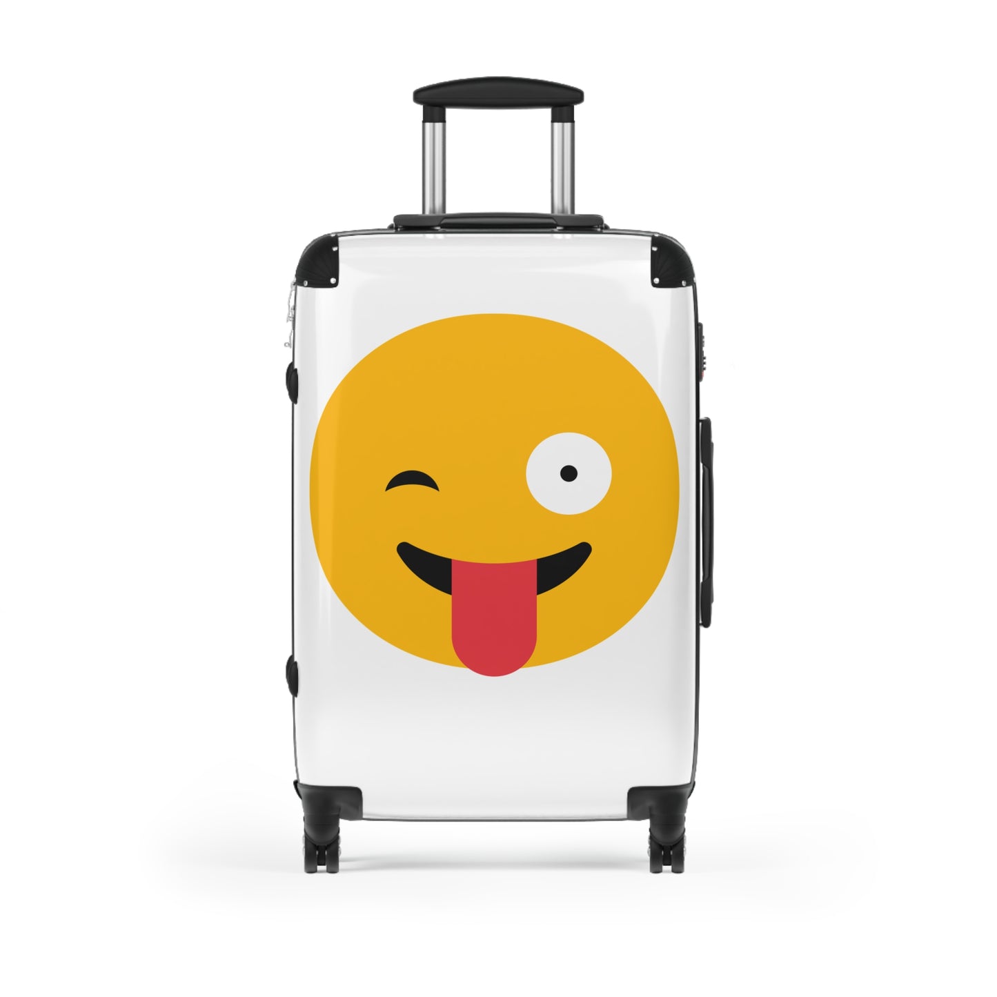 Funny Emoji Suitcase - Durable Travel Luggage for Vibrant Adventure