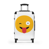 Funny Emoji Suitcase - Durable Travel Luggage for Vibrant Adventure