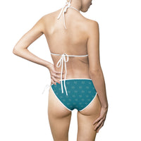 Anchor Print Women's Bikini Swimsuit - Stylish Beachwear for Summer Fun