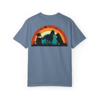 Rainbow Animal Scene Unisex T-Shirt - Nature Lover's Gift
