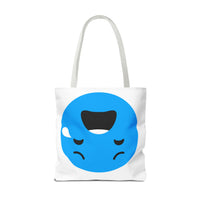 Emotional Expression Tote Bag - Cute Sad Face Design