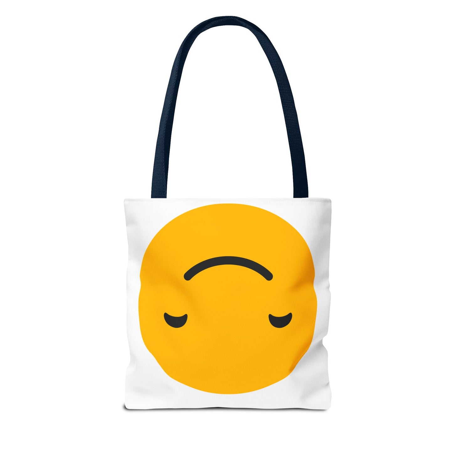 Smile & Frown Reversible Tote Bag - Cute Canvas Bag for Everyday Use