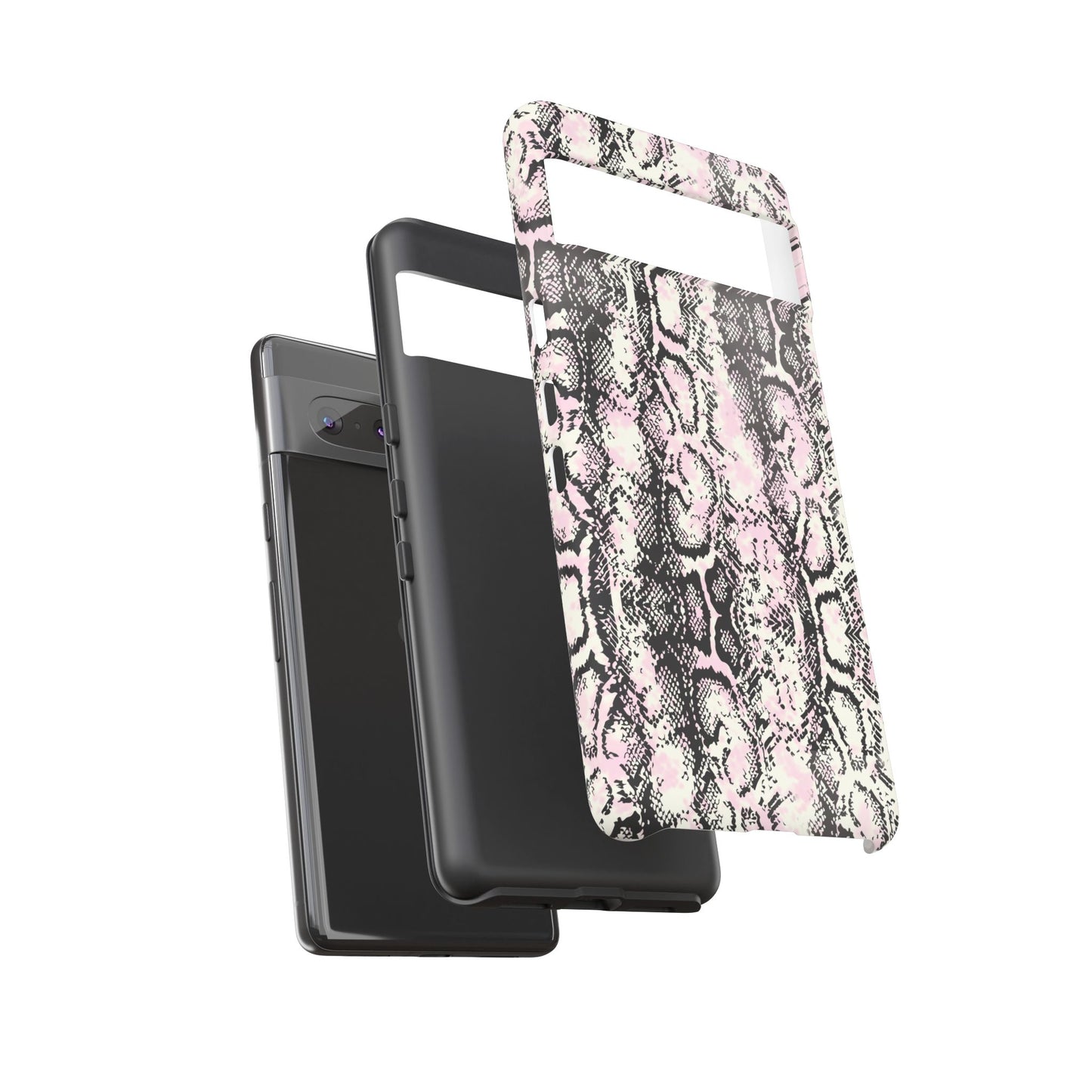 Stylish Snake Print Phone Case – Trendy Design, Tough Protection  Make a bold fashion statement while keeping your phone safe with this sleek and durable snake print case.