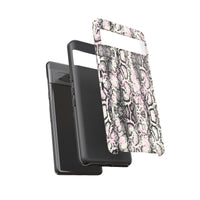 Stylish Snake Print Phone Case – Trendy Design, Tough Protection  Make a bold fashion statement while keeping your phone safe with this sleek and durable snake print case.