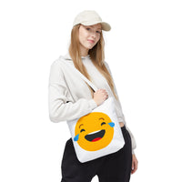 Funny Emoji Tote Bag - Smiling & Laughing Faces