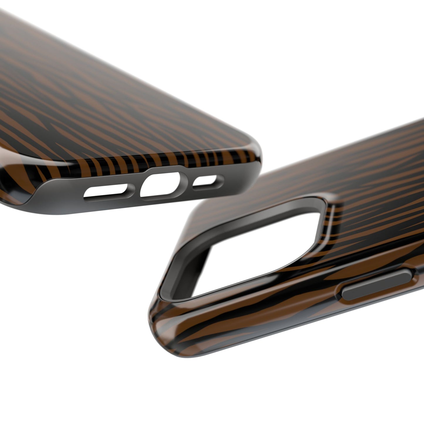 Stylish Magnetic Tough Phone Case - Bold Striped Design
