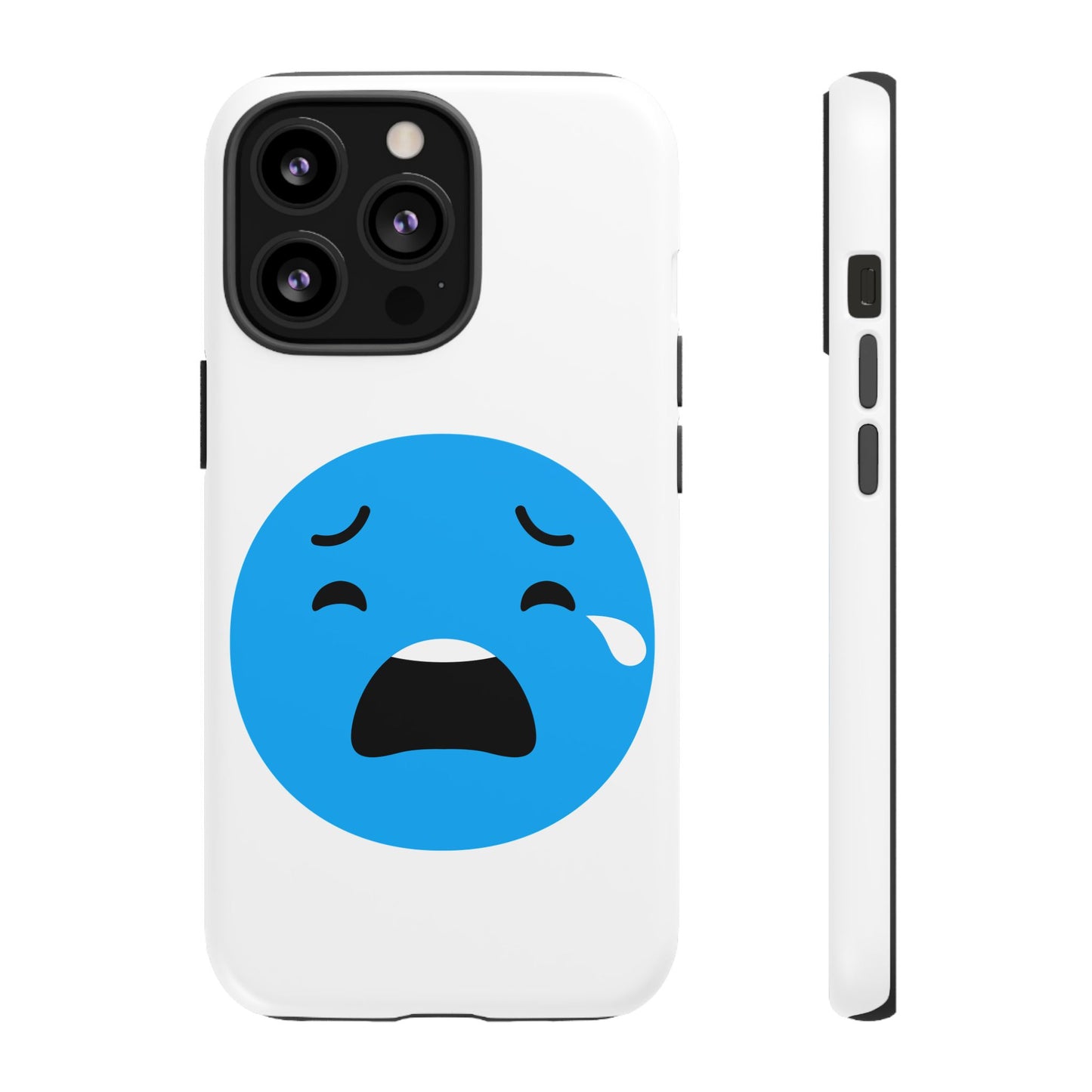 Funny Sad Face Phone Case - Tough and Stylish