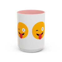 Playful Emoji Coffee Mug | Fun Yellow Faces 11oz & 15oz