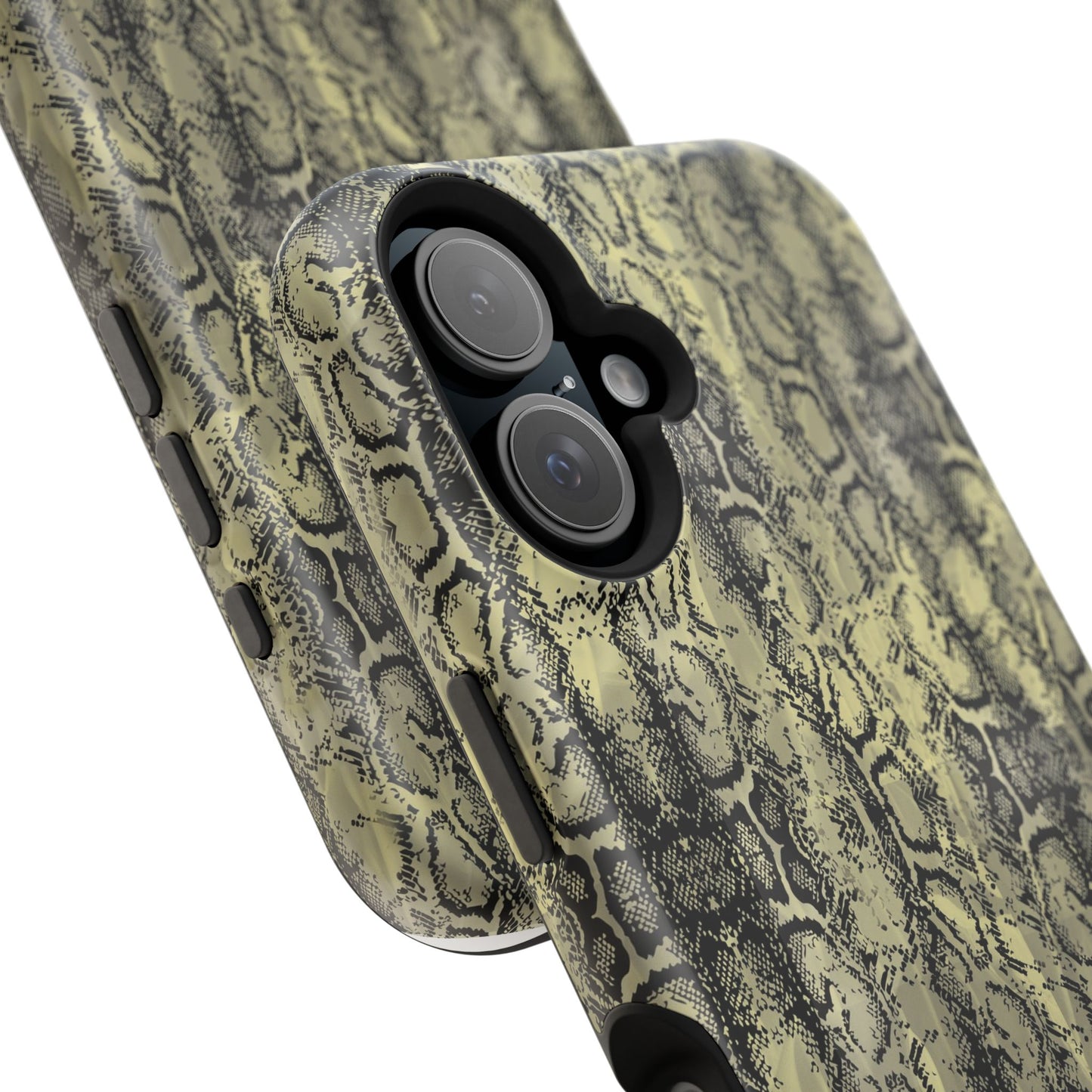 Stylish Snake Skin Magnetic Tough Case - Durable Protection for Your Phone