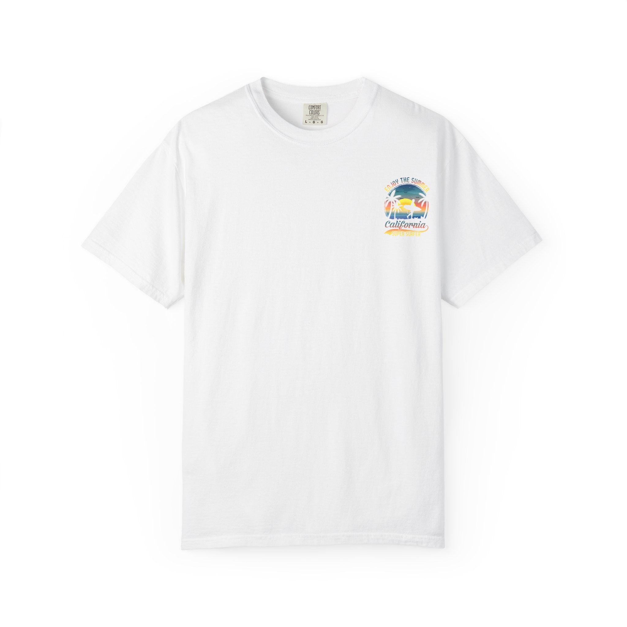 California Summer Vibes T-Shirt, Unisex Beach Tee, Surfing Apparel, Gift for Surfers, Summer Wardrobe Essential