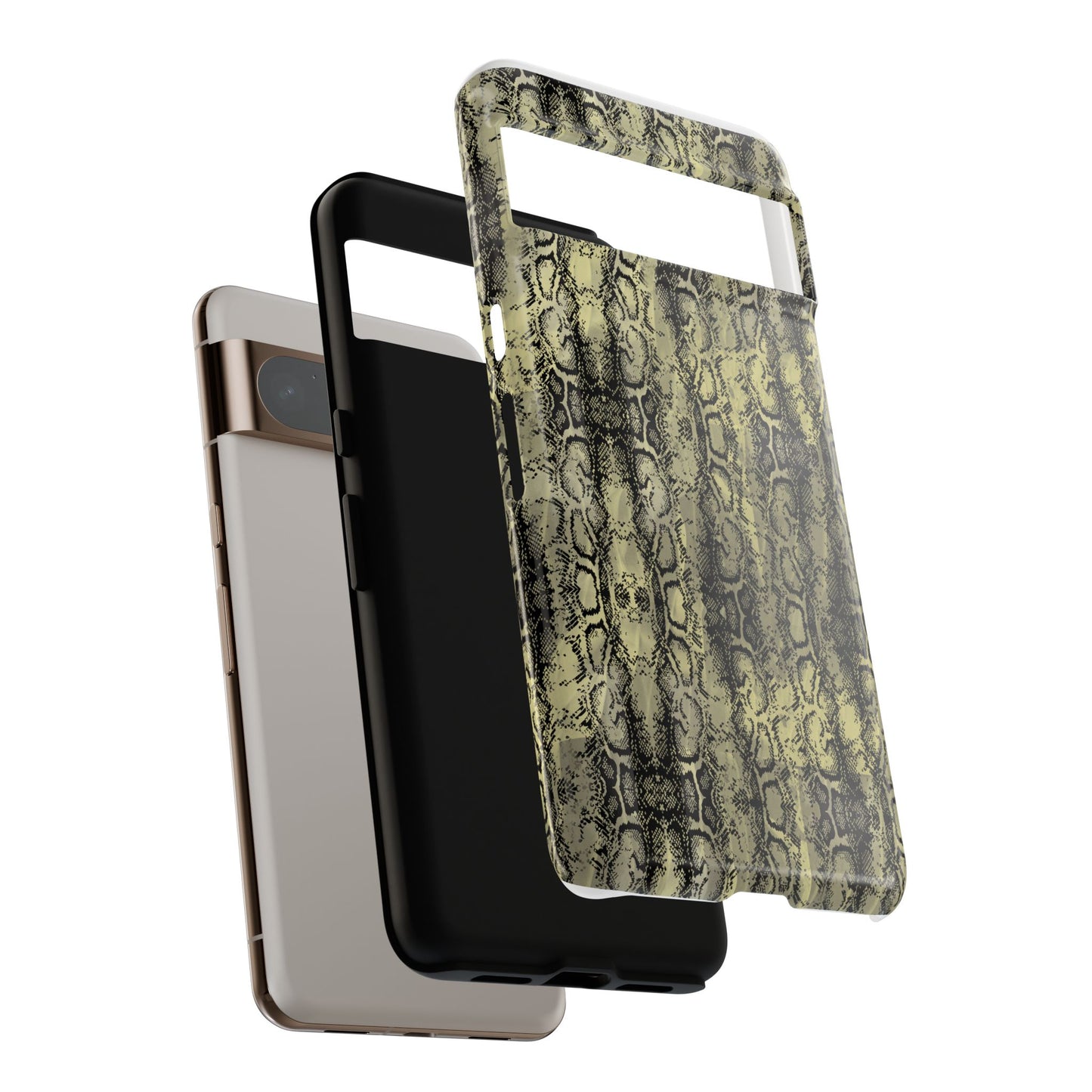Snake Pattern Phone Case – Tough & Stylish Protection for Your Device  Show off your wild side while keeping your phone protected with this sleek snake pattern case—designed for both fashion and function.